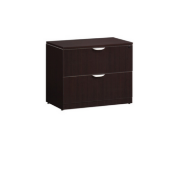 dark brown filing cabinet
